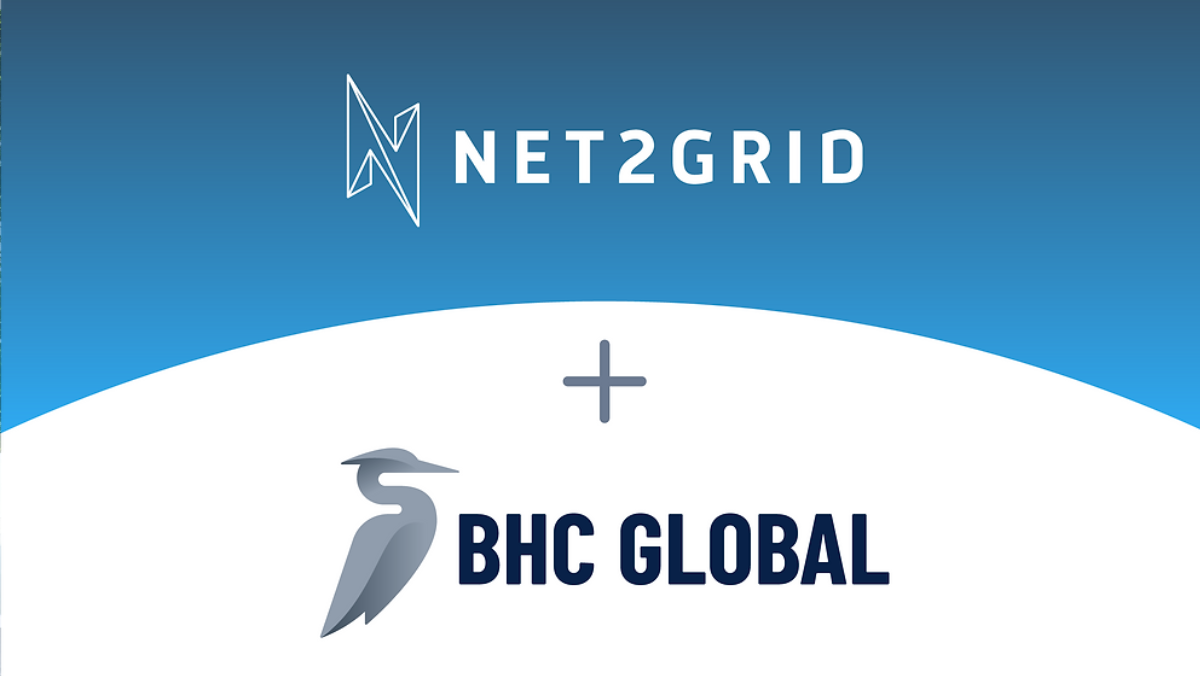 NET2GRID and BHC Global partnership graphic with company logos